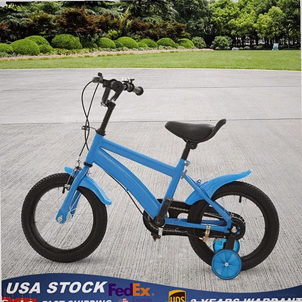 14 inch Children's Bicycle Kids Bike Boys Girls Bicycle Beginner Learning Bike