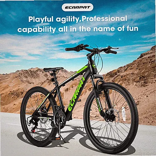 24Inch Bicycle Youth Aluminium Frame Shimano 21 Speeds Disc Brake Mountain Bike