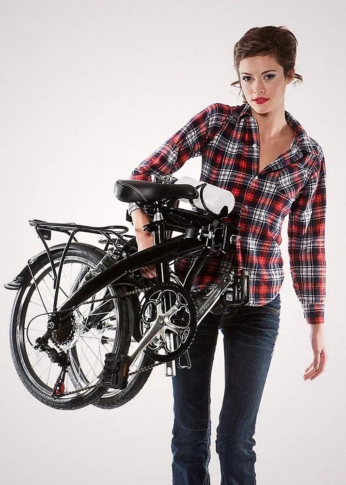ALLOY ADULT FOLDING BIKES LIGHTWEIGHT BICYCLES WITH FREE BICYCLE BIKE BAG - SALE