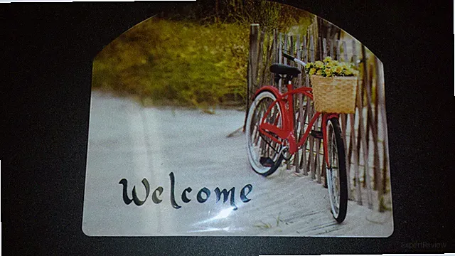Bicycle Welcome Sign- red bike
