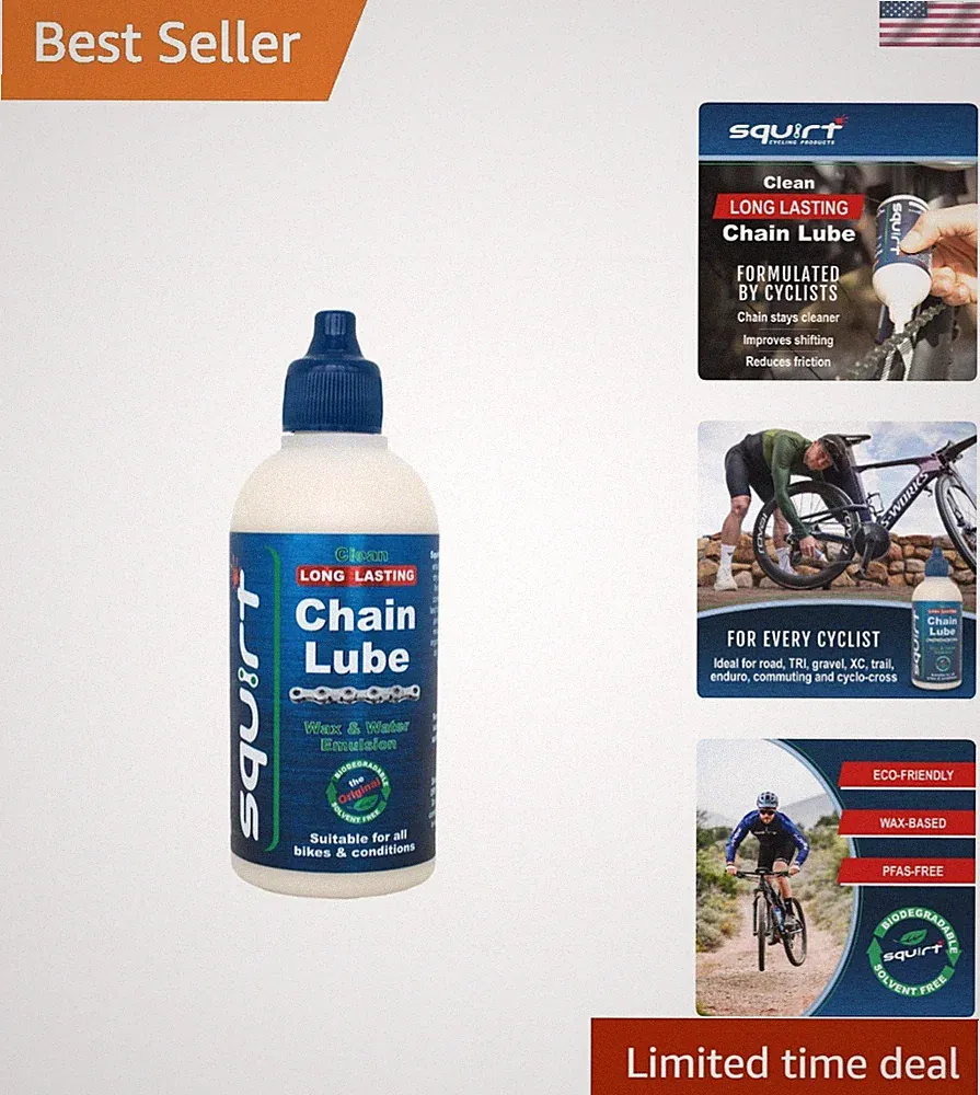 Chain Lube for Bikes 120 ml – Long-Lasting Lubricant for All Bike Chains – Al...