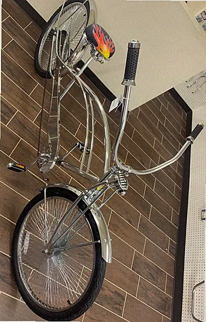 CHROME 26" LIMO STRETCH BEACH CRUISER BIKE W/144 SPOKES COASTER BRAKE!
