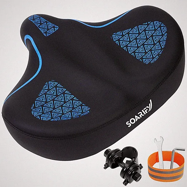 Comfort Bike Seat, Bicycle Seat for Men Women,Waterproof Bike Saddle Replacem...