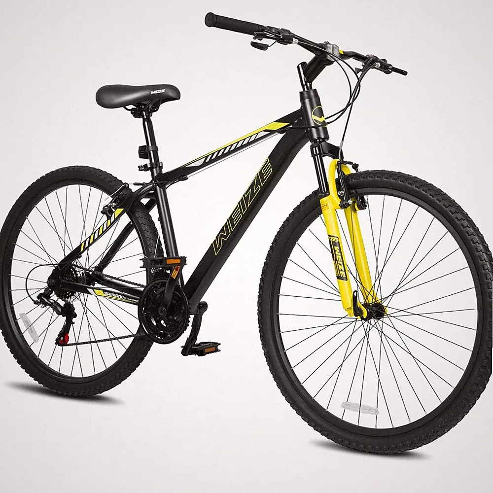 Hardtail Mountain Bike 29 In Wheels Outdoor Cycling Bike 21 Speed Grayish Green