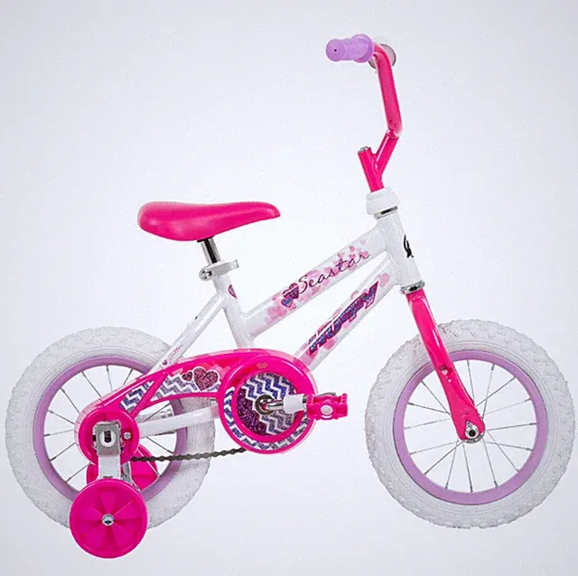 Huffy 12" Sea Star Kids' Bike, Fits Riders 37" - 42", Pink, Youth, Girls