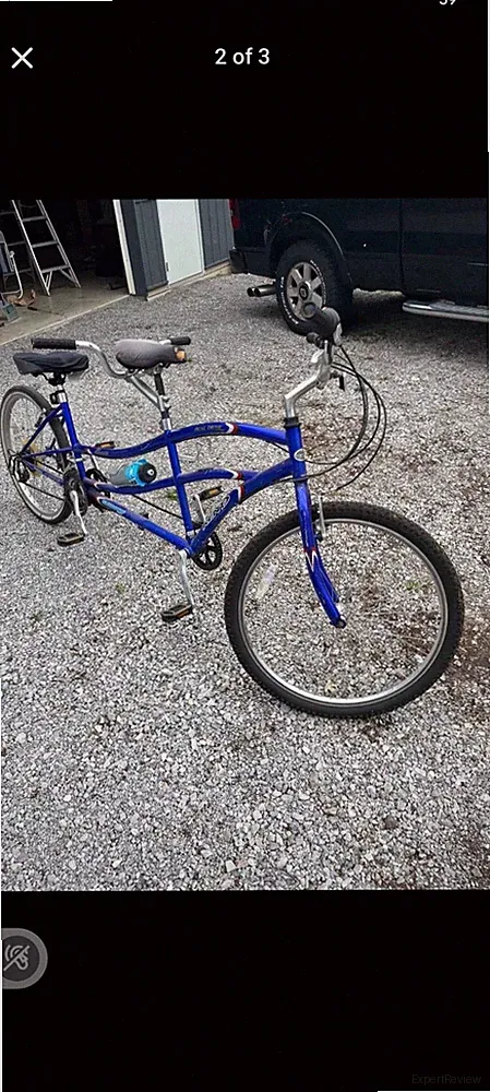 Kent Blue Tandem Bicycle Dual Seat Complete Bike for Two Riders Adult Cycling