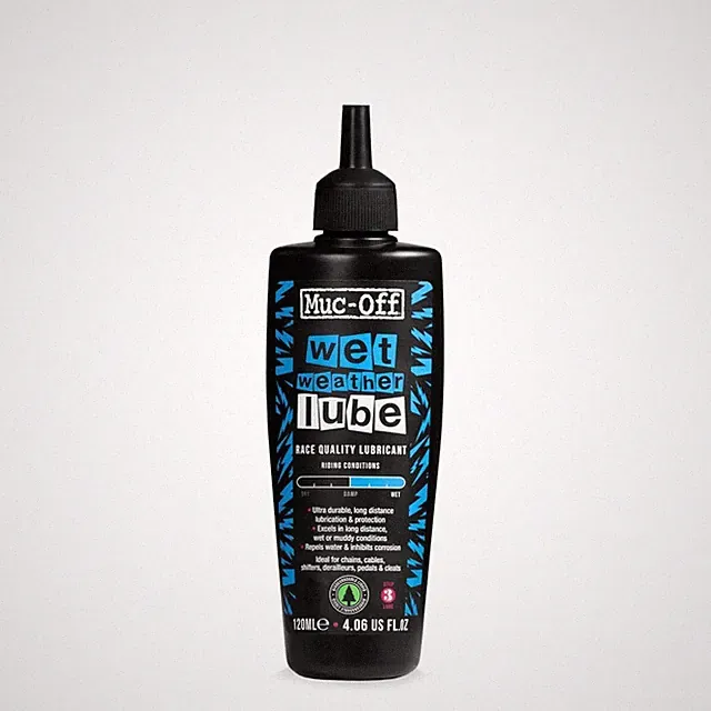 Muc-Off Chain Wet Lube 120ml | Biodegradable Bicycle Chain Lubricant Wet