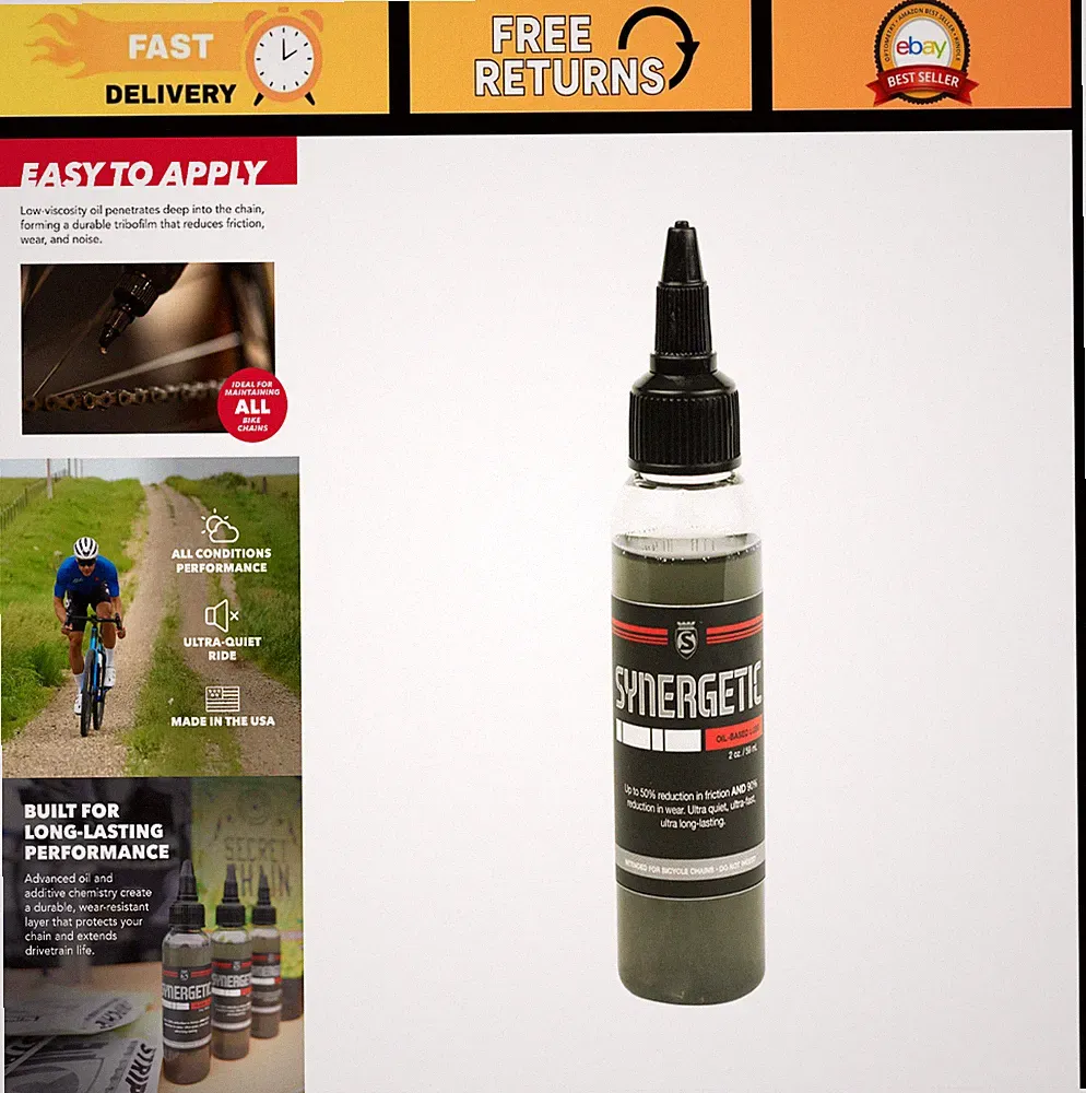 Premium Wet Bicycle Chain Lube - 500+ Mile Lubricant for Road, Gravel & MTB - 2o