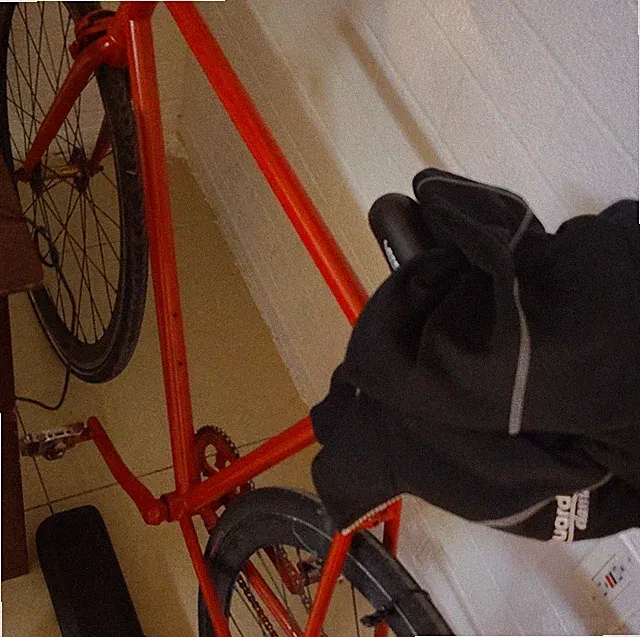 Red BMX Bike with Straight Handlebars, Freestyle Bicycle for Tricks and Stunts