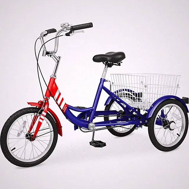 SLSY 16 in Tricycle Trike Bike Perfect for Beginner Riders 3 Wheel Bike Bicycles