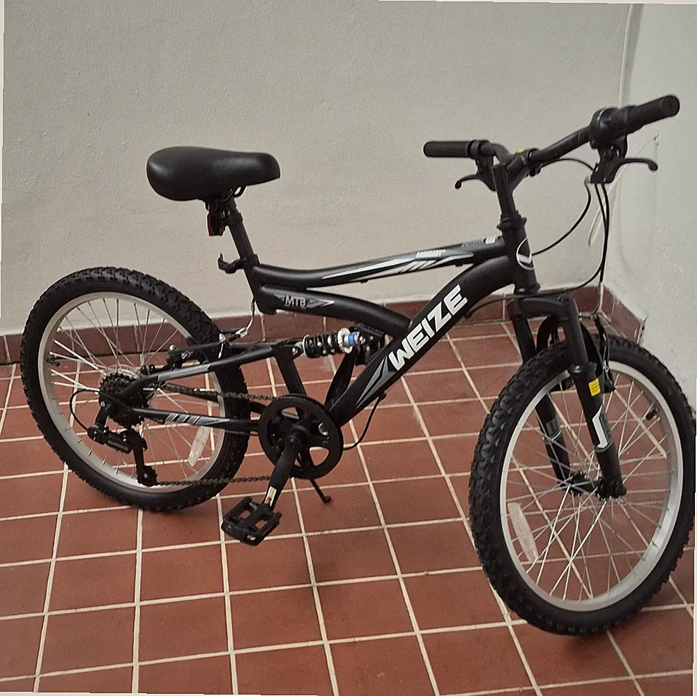 WEIZE Boundary Full Suspension Mountain Bike 26" Wheel 17" Frame 6-Speed V-Brake