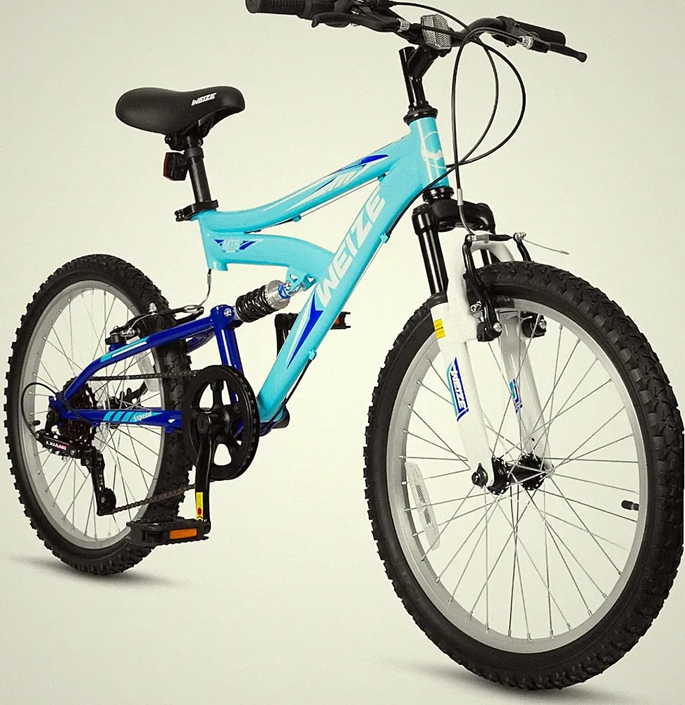 WEIZE Kids Mountain Bike, 20 inch Kids' Bicycles for 6-10 Years Old Boys Girls w