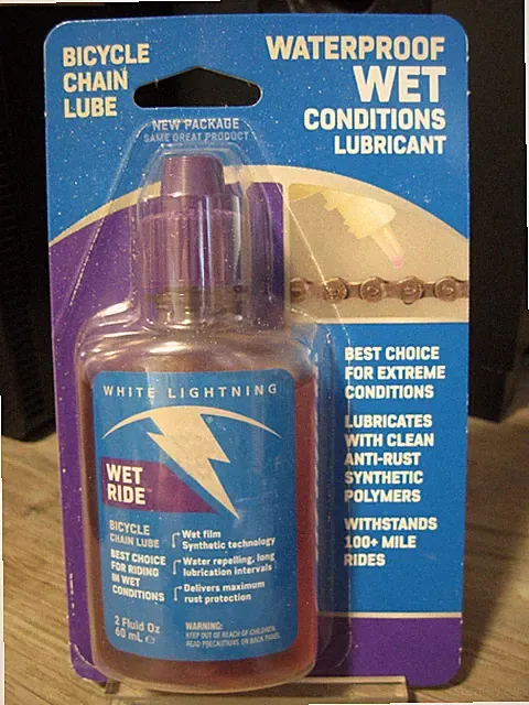 Wet Ride Bicycle Chain Lube - 2 Oz - Best Choice For Extreme Conditions!