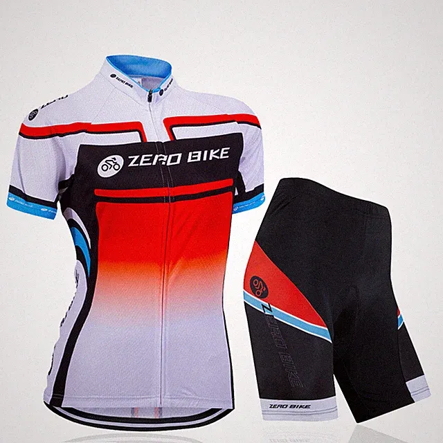 ZEROBIKE Women Cycling Jersey Set Sportswear Bike Clothing Bicycle Shorts New
